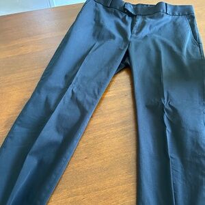 Black, cropped length Banana Republic Trousers